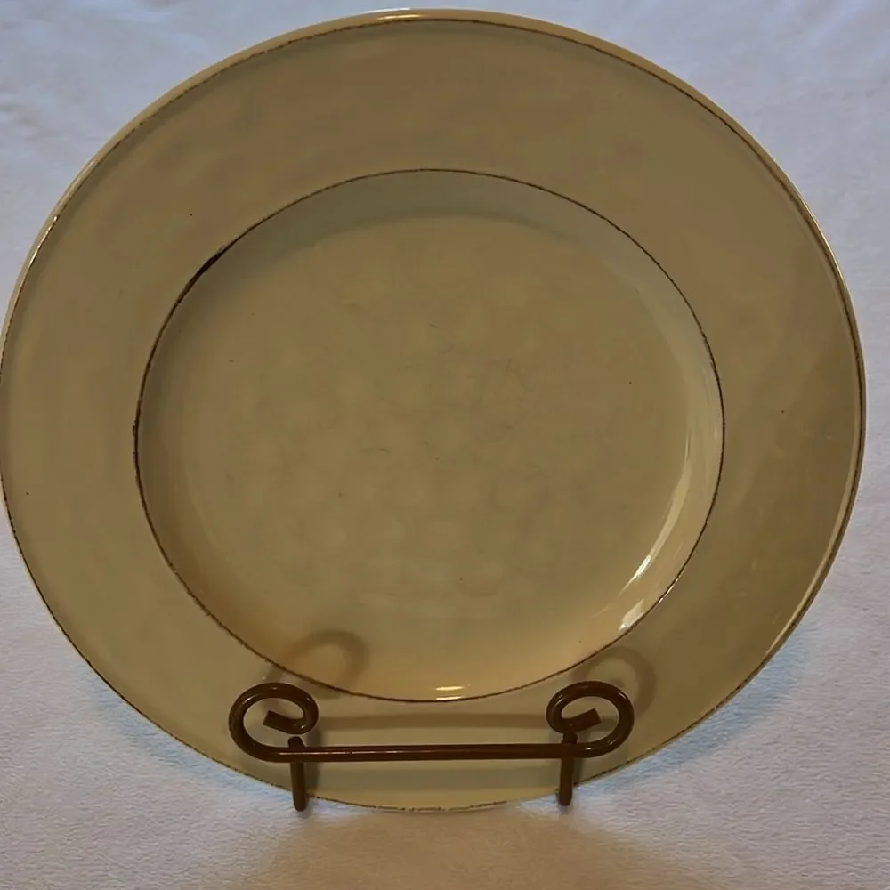 Martillo Pier 1 Imports Martillo Creme Brulee SET OF 2 DINNER Plates Hammered
